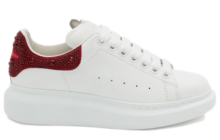 Alexander McQueen Oversized Sneaker 'White Red Crystal' 662654WIB989493 #
