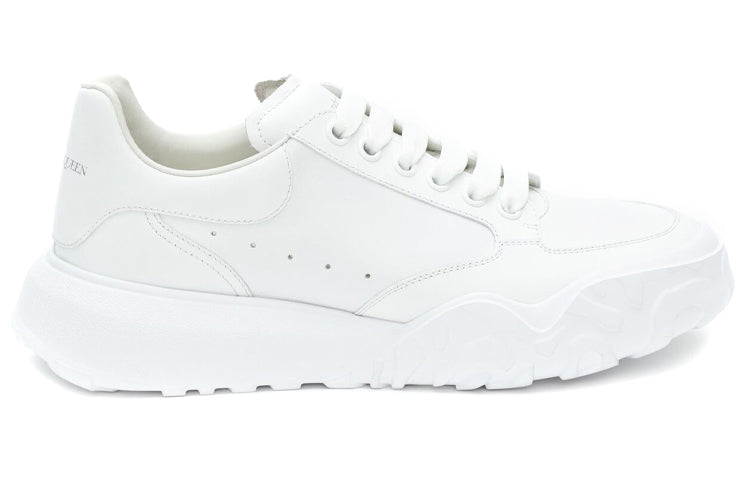 Alexander McQueen Court Trainers 'White Leather' 634619WIA989000 #