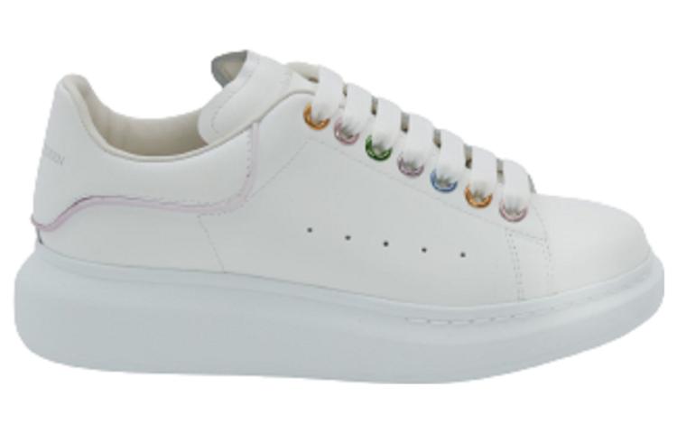 (WMNS) Alexander McQueen Oversized Sneakers 'White Metalic Eyelets' 685671WIB9W9035 #