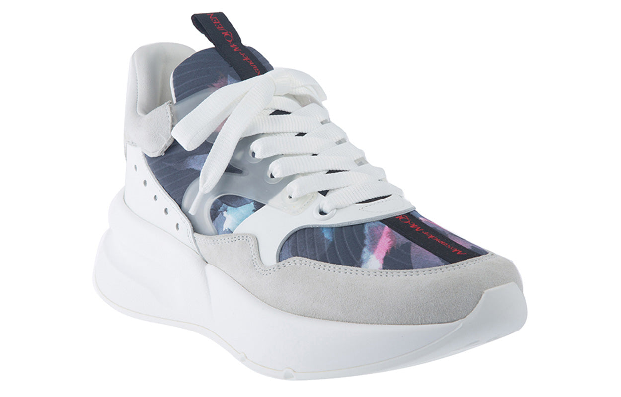 Alexander McQueen Oversized Shoes 'White Blue Multi' 610819WHXL29169 #