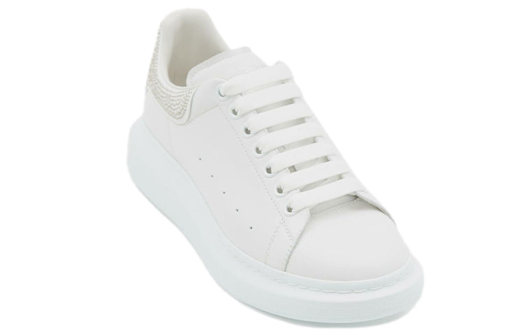 Alexander McQueen Oversized Crystal-embellished Sneakers 'White' 646967WHZ4Y9071 #