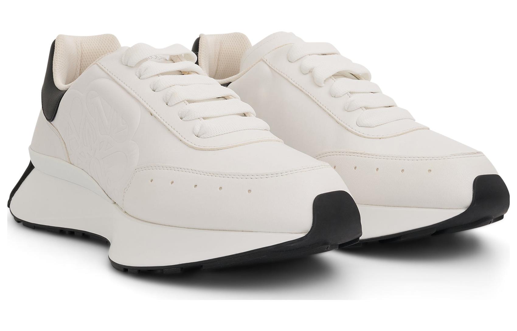 Alexander McQueen Sprint Runner 'Beige Black' 688548WIC939061  #