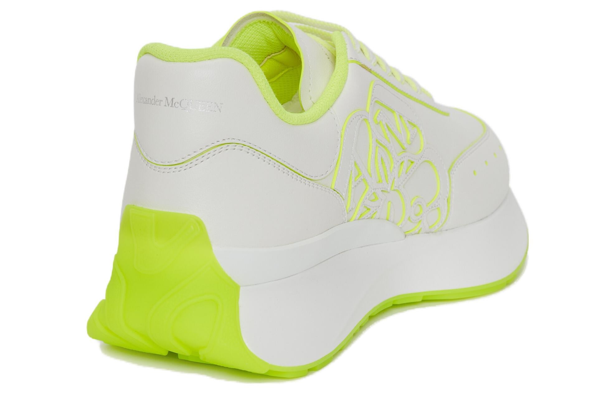 (WMNS) Alexander McQueen Sprint Runner 'White Acid Yellow' 718361WIC9D8954 #