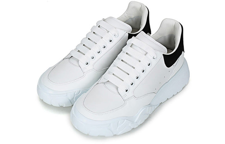 Alexander McQueen Oversized Court Trainer 'White Black' 634619WHZ969061 #