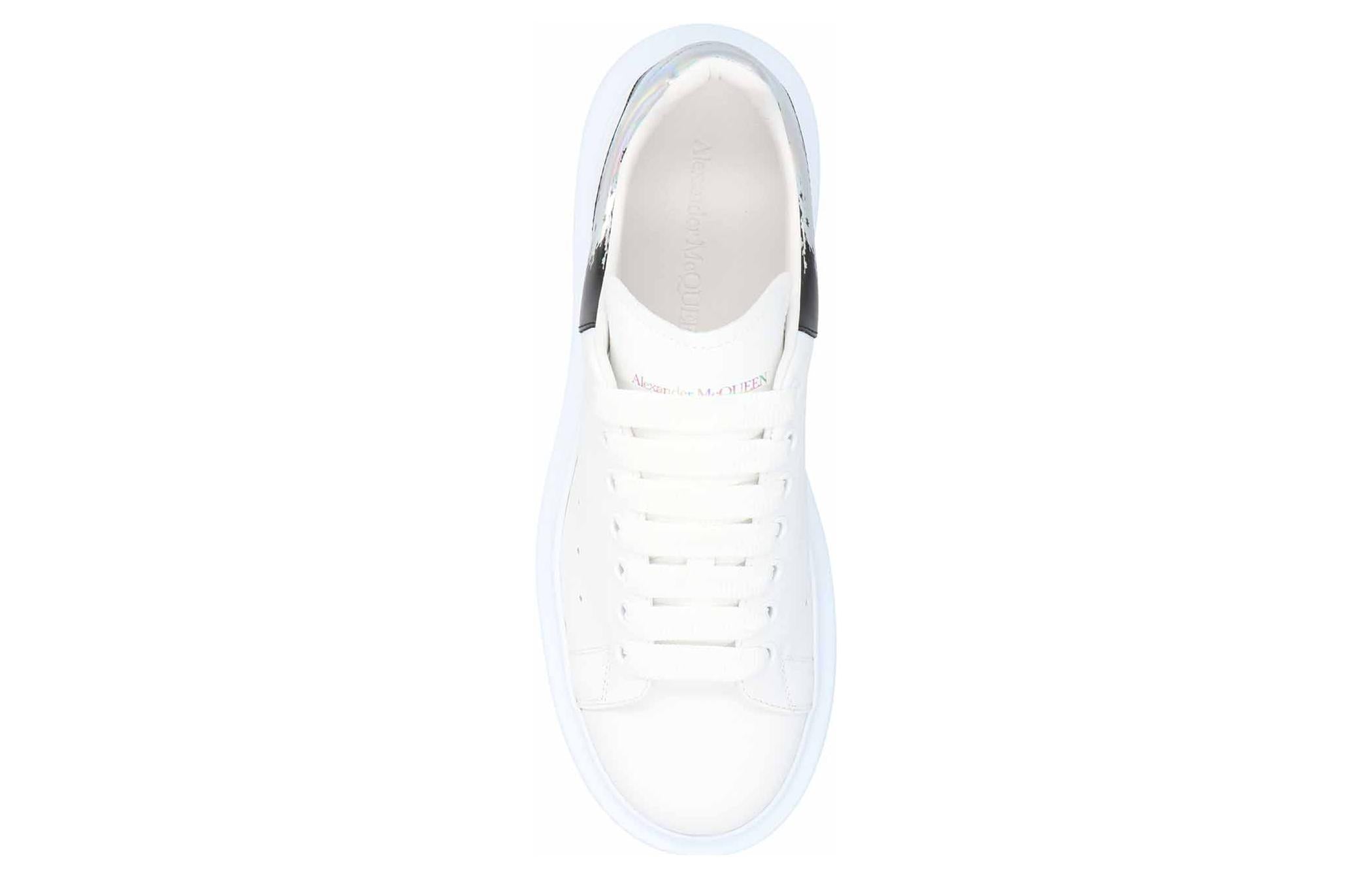 Alexander McQueen Oversized Sneakers 'White Black Silver' 705061WIBNS9989 #
