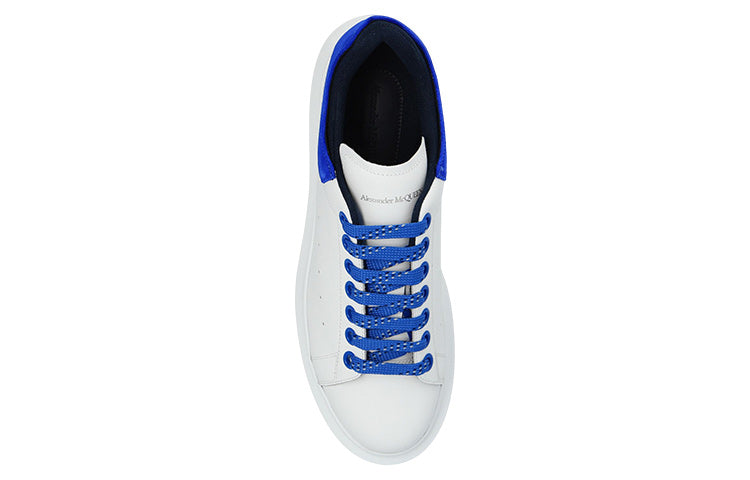(WMNS) Alexander McQueen Oversized Sneakers 'White Blue' 697103WICYA8823 #