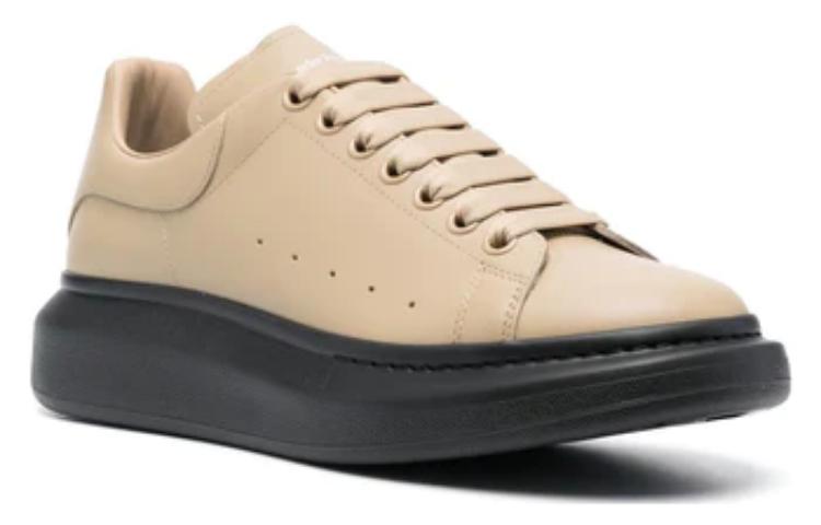 Alexander McQueen Larry Sneakers 'Beige Black' 727388WHTQ49787 #