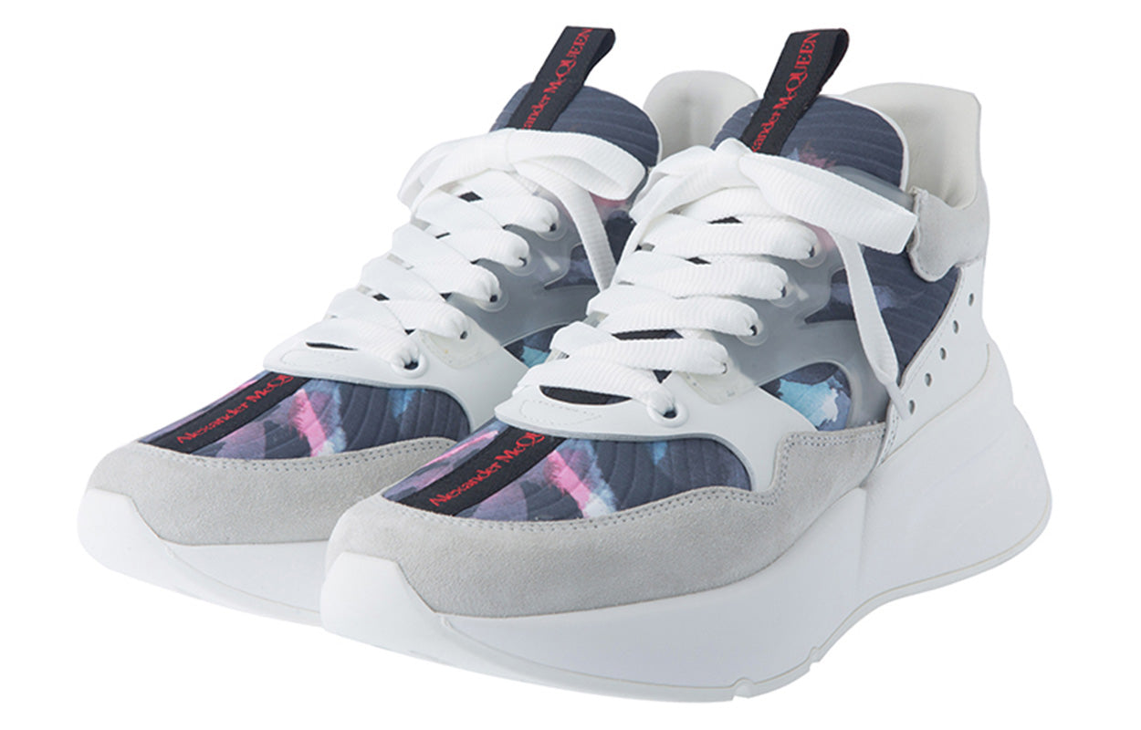 Alexander McQueen Oversized Shoes 'White Blue Multi' 610819WHXL29169 #