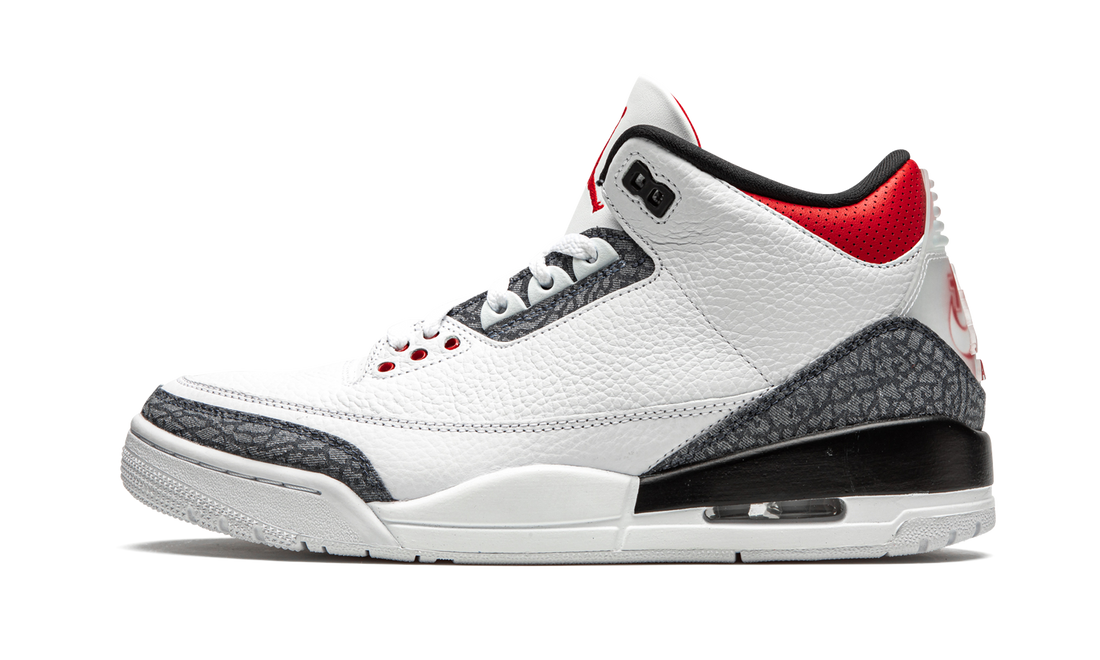 Air Jordan 3 Retro SE-T Denim "Japan Exclusive - Fire Red" CZ6433 100