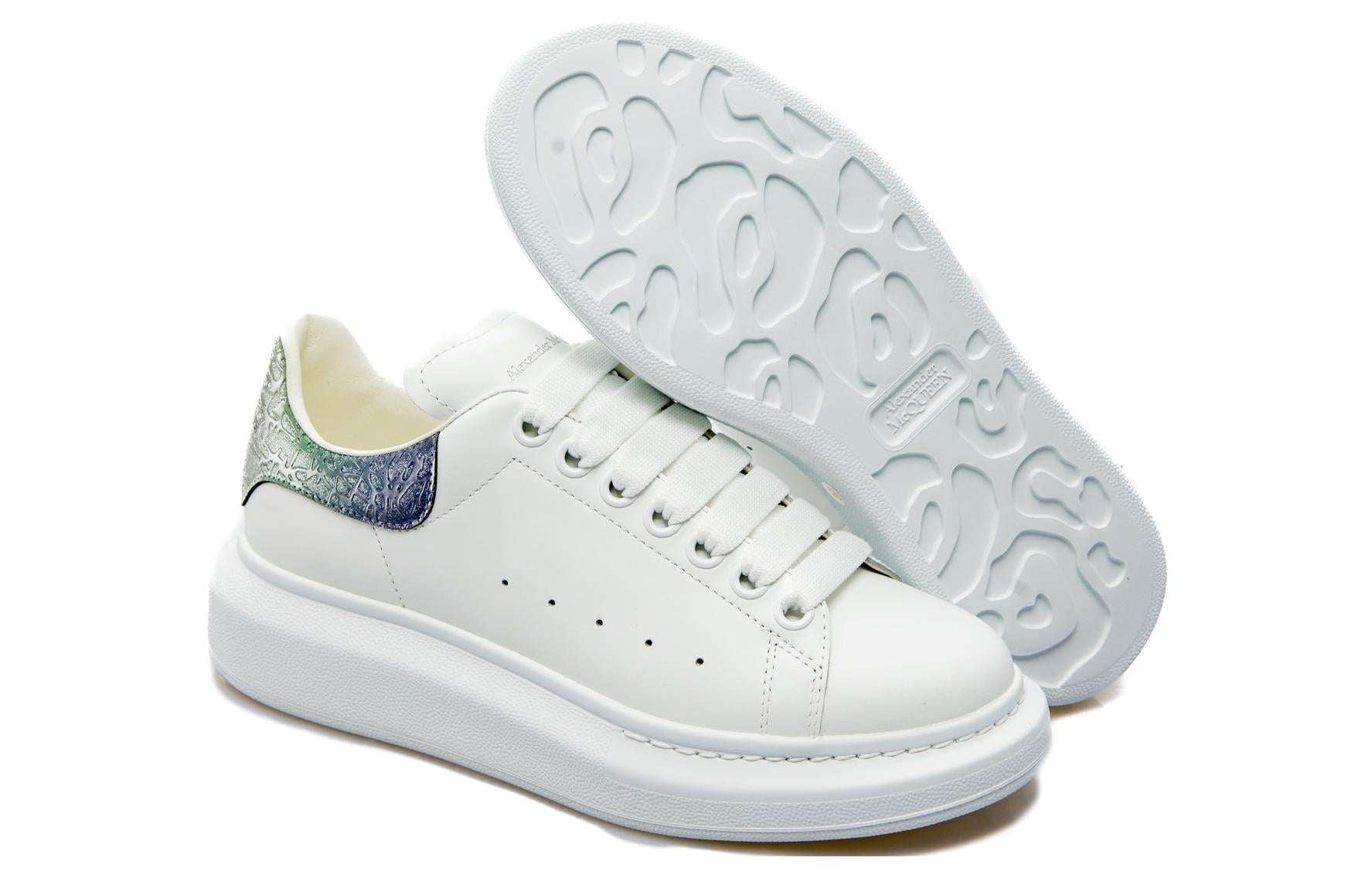 (WMNS) Alexander McQueen Oversized Shoes 'White Opalescent' 718232WICYF9487 #