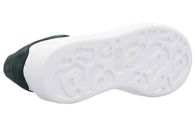 (WMNS) Alexander McQueen Oversized Low-Top Sneakers 'White Dark Green' 718139WIBN28936 #