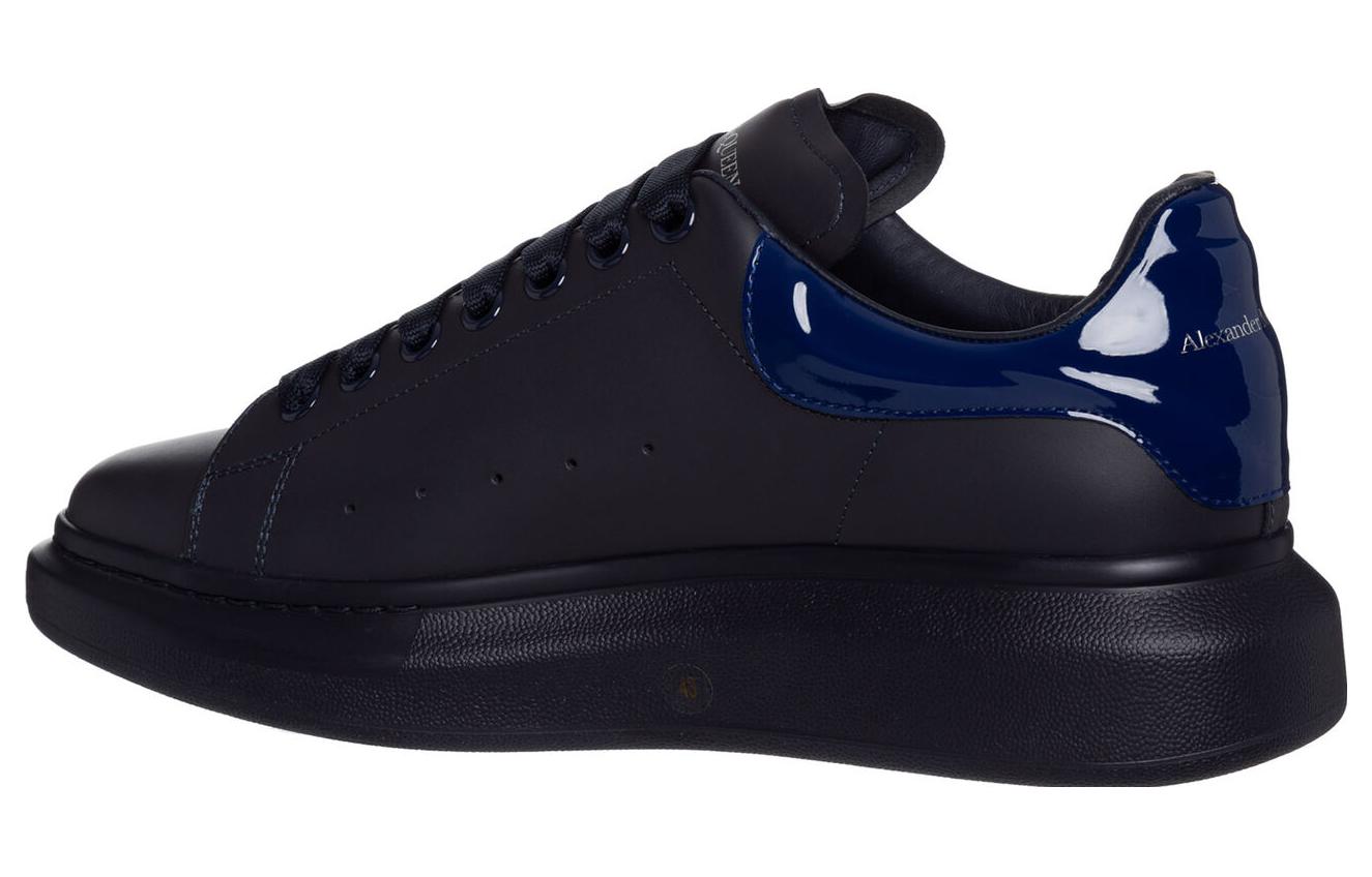 Alexander McQueen Oversized Sneaker 'Triple Black Blue' 727390WICGV4219 #