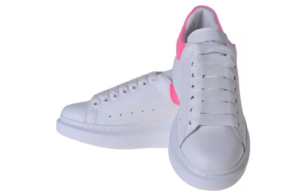 (WMNS) Alexander McQueen Oversized Sneakers 'White Bright Pink' 718157WIAF19753 #