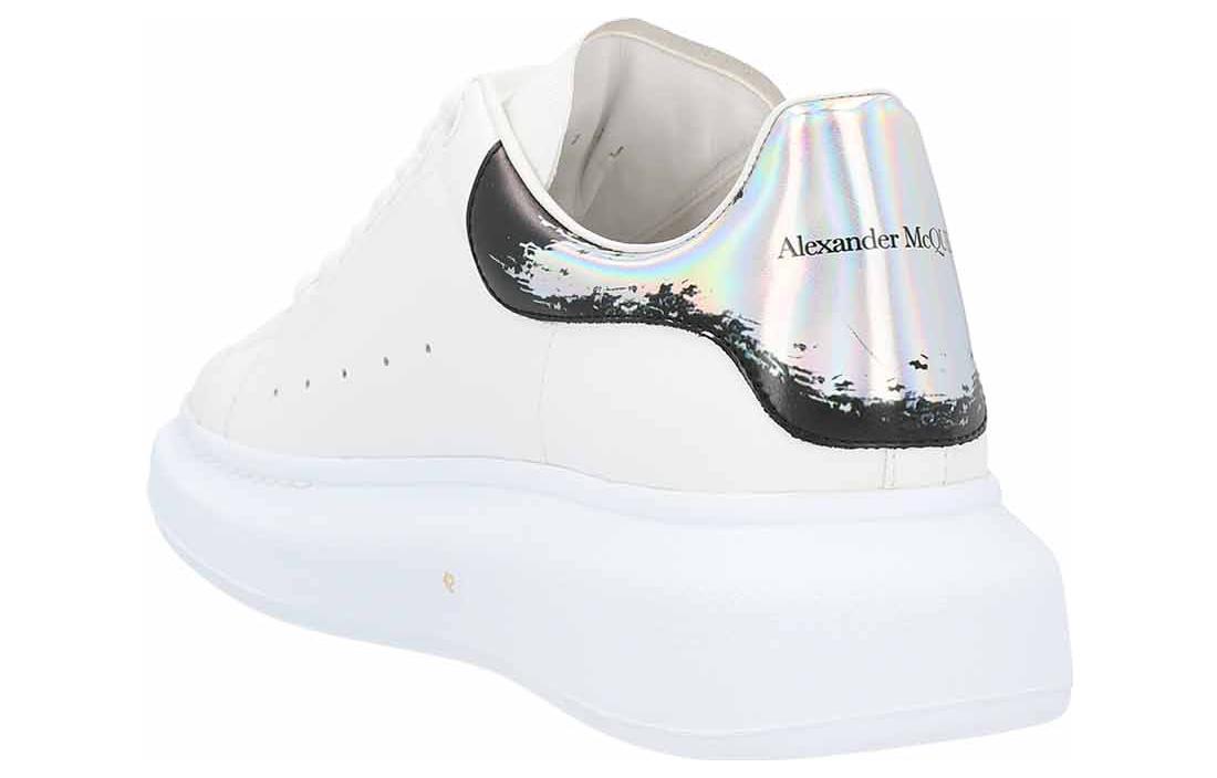 Alexander McQueen Oversized Sneakers 'White Black Silver' 705061WIBNS9989 #