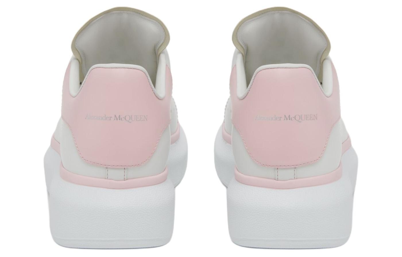 (WMNS) Alexander McQueen Wedge Sole Sneakers 'White and Ice Pink' 718139WIEEP8761 #