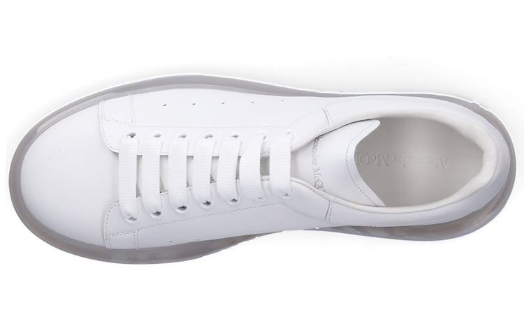 Alexander McQueen Oversized Sneaker 'White Clear Sole' 604232WHX989000 #