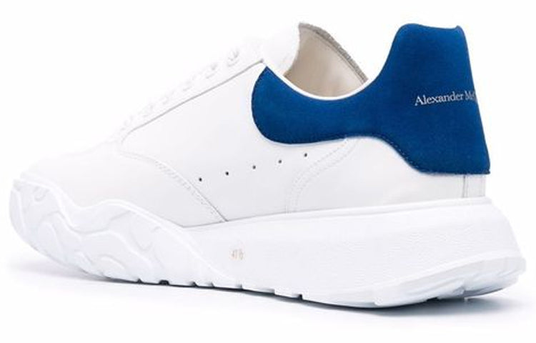 Alexander McQueen Oversized Court Trainer 'White Blue' 634619WIA9A9086  #