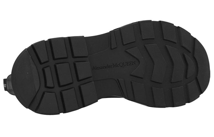 Alexander McQueen Leather Chunky Chelsea Boots 'Black' 705672WHZ611081 #