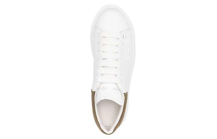 (WMNS) Alexander McQueen Oversized Sneaker 'White Khaki' 553770WHGP79256 #