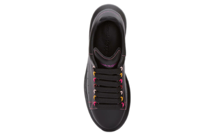 (WMNS) Alexander McQueen Oversized Sneaker 'Black Rainbow' 553770WHZ4S1312 #