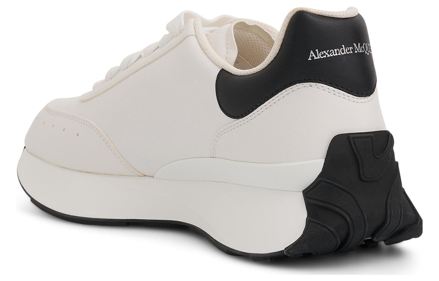 Alexander McQueen Sprint Runner 'Beige Black' 688548WIC939061  #
