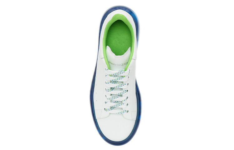 Alexander McQueen Oversized Sneaker 'Transparent Sole - White Blue' 662657WHYBY9467 #