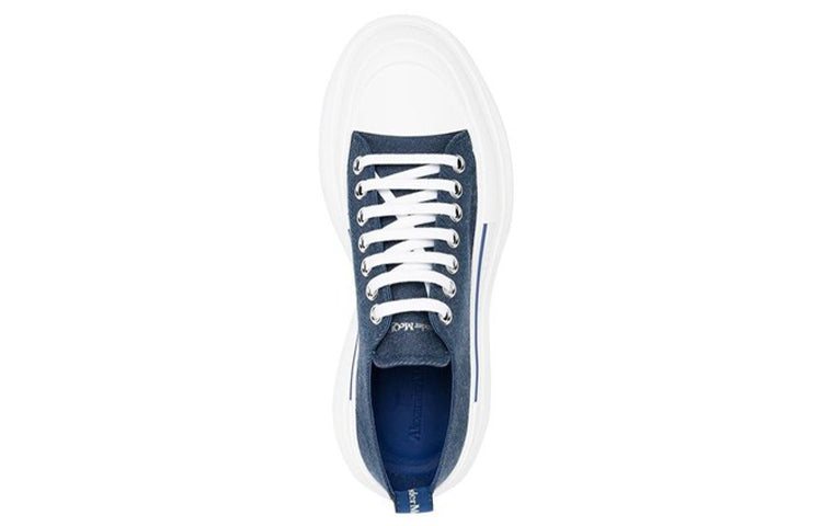Alexander McQueen Treadslick Sneakers 'Indigo Blue' 604257W4PD14177 #.
