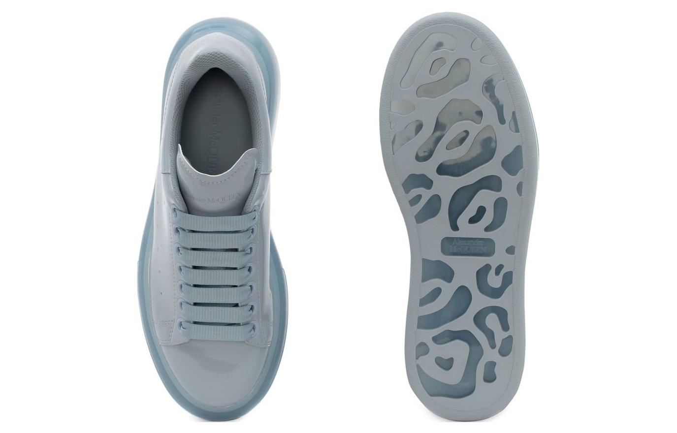 (WMNS) Alexander McQueen Oversized Low-Top Sneakers 'Blue' 697110W4T924542 #