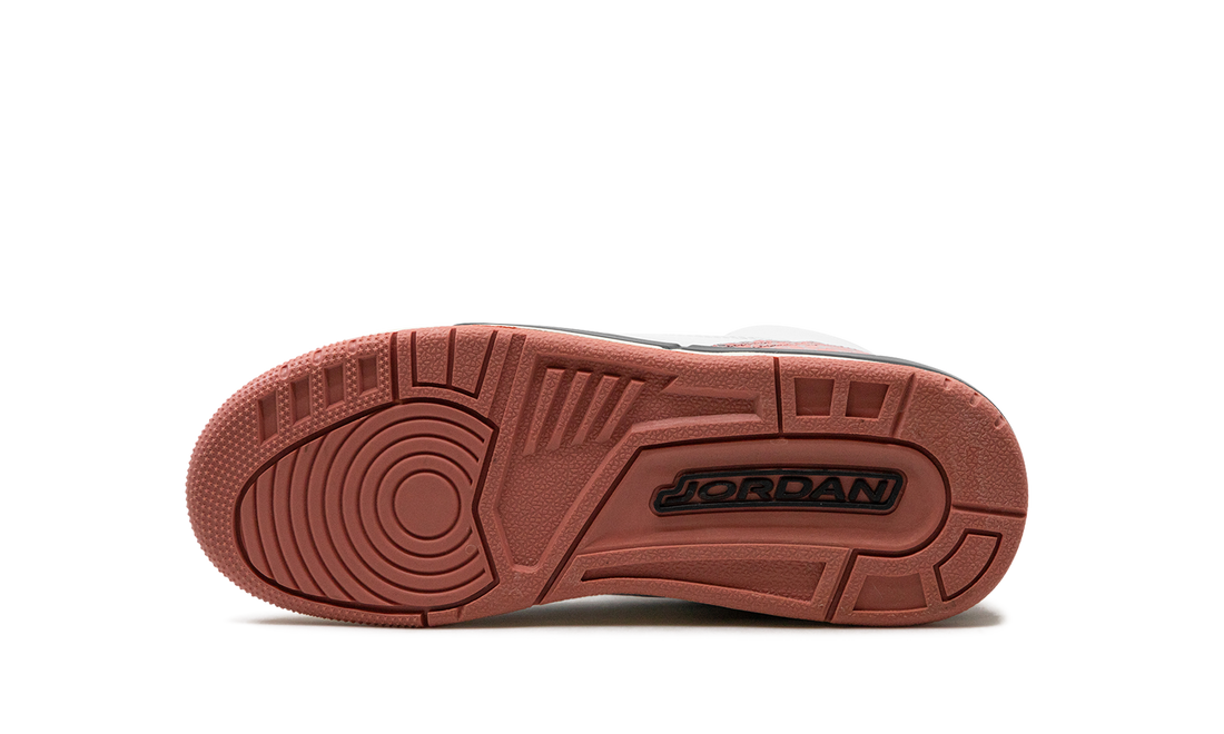 Air Jordan 3 GS "White/Red Stardust" 441140 100