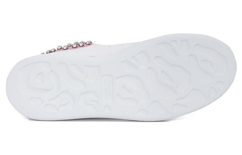 (WMNS) Alexander McQueen Sequin Oversize Shoes 'White Pink' 586393WHWKH9382 #