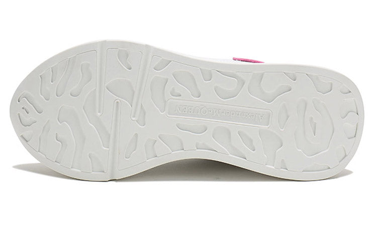 (WMNS) Alexander McQueen Oversized Runner Sneakers 'White Rose Pink' 586410WHRUB9373 #