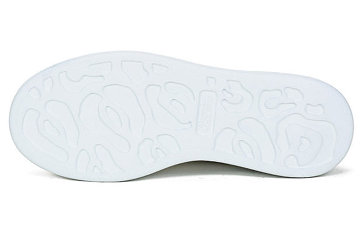 (WMNS) Alexander McQueen Oversized Sneaker 'White Black Suede' 650788WHZ4K9061 #