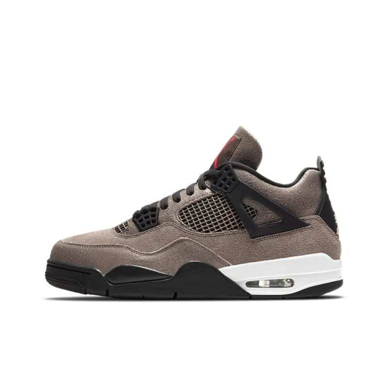 Air Jordan Retro 4-Style Sneakers – Taupe Haze Edition