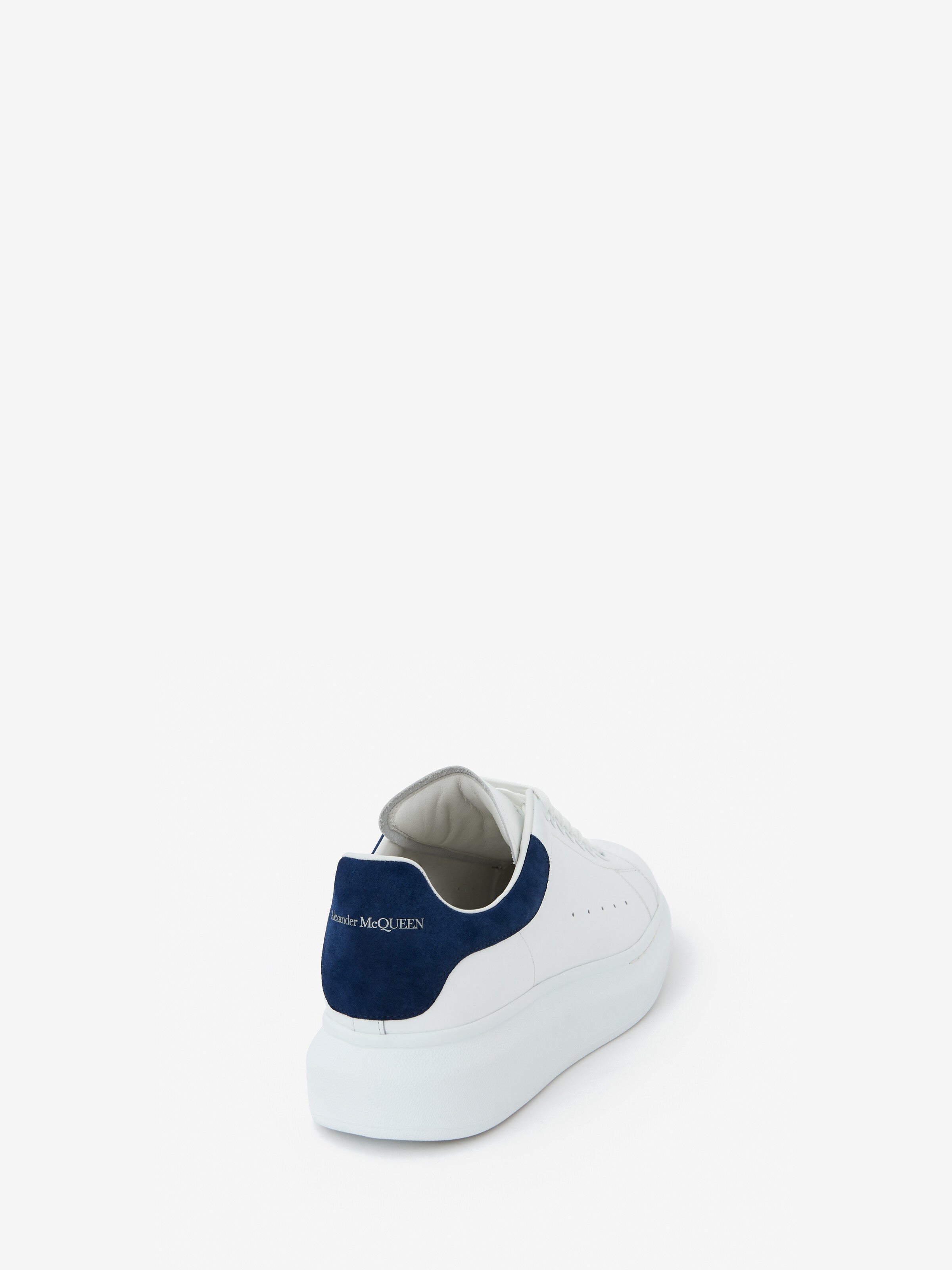 Men's Oversized Sneaker in White/Paris Bleu - SpinServe