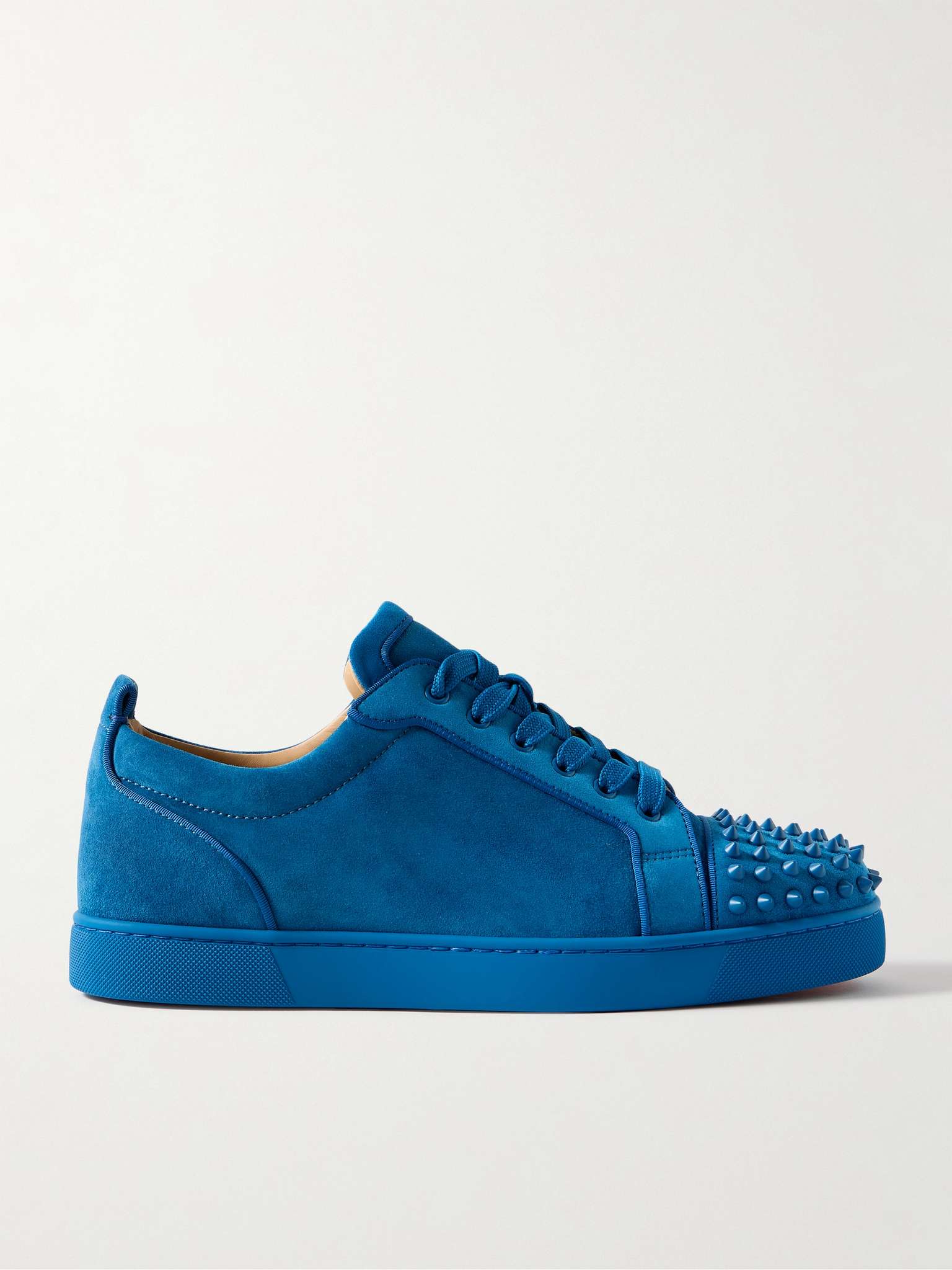 CHRISTIAN LOUBOUTIN
Louis Junior Spikes Cap-Toe Suede Sneakers
