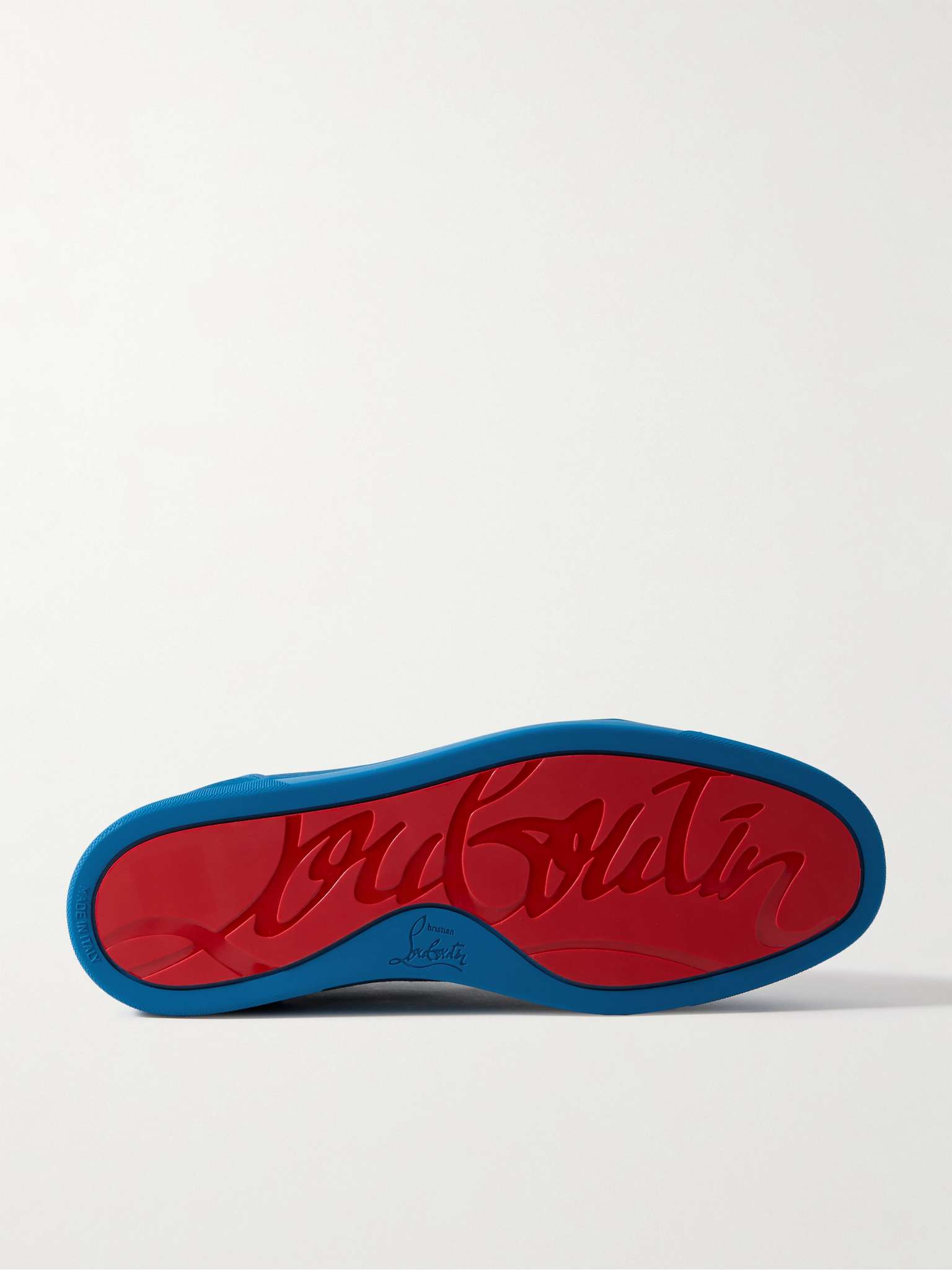 CHRISTIAN LOUBOUTIN
Louis Junior Spikes Cap-Toe Suede Sneakers