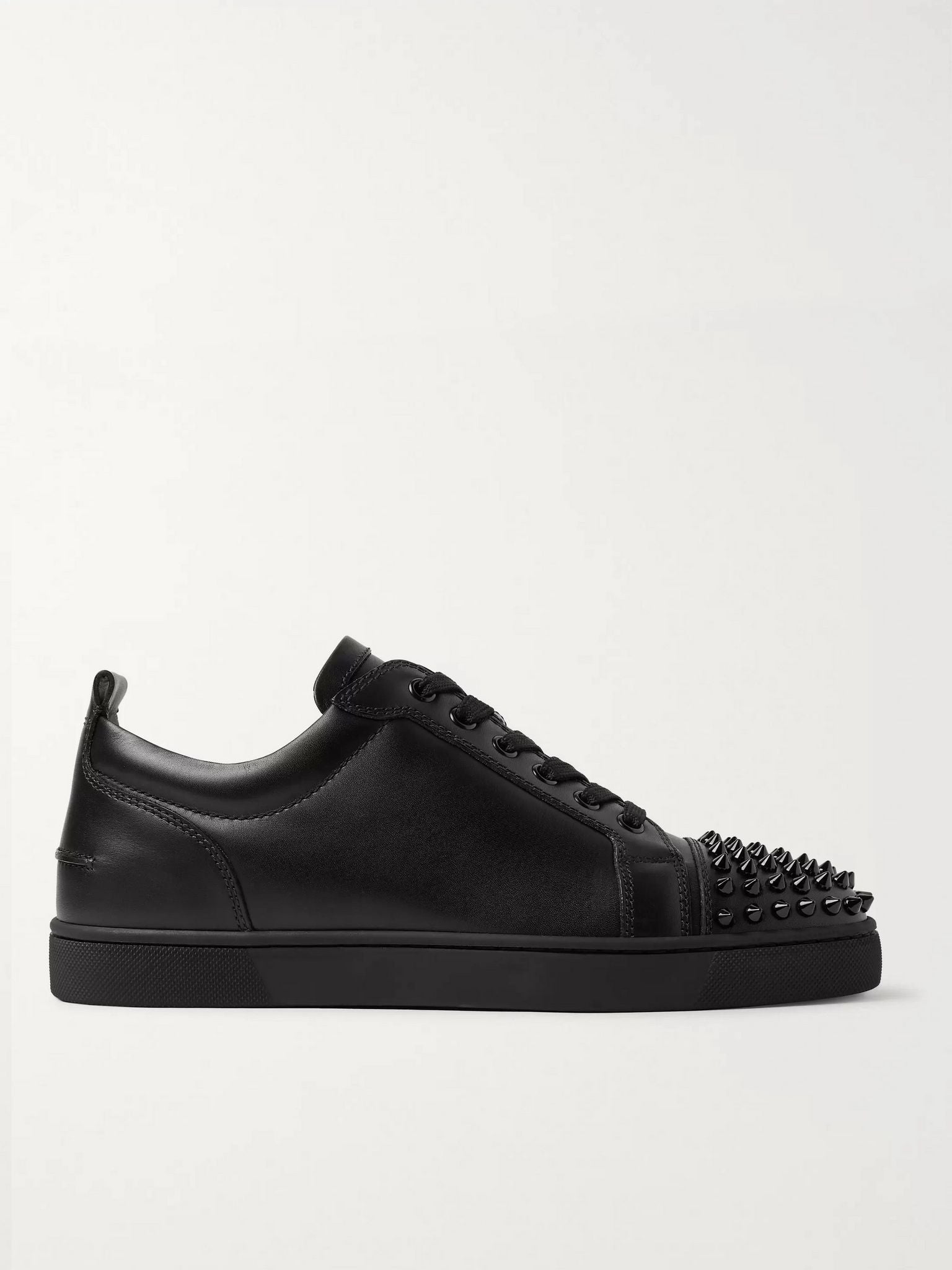 CHRISTIAN LOUBOUTIN
Louis Junior Spikes Cap-Toe Suede Sneakers