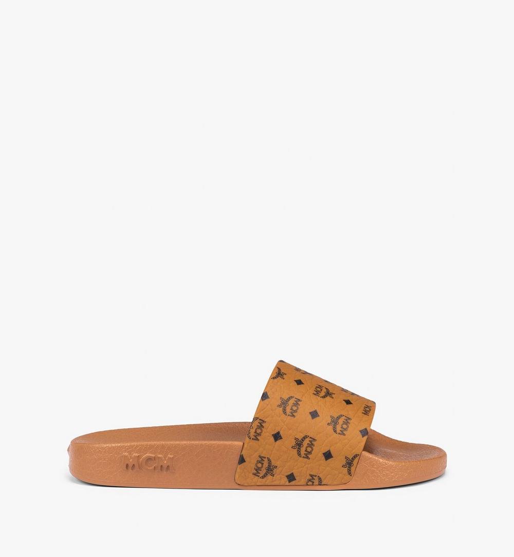 MONOGRAM PRINT RUBBER SLIDES