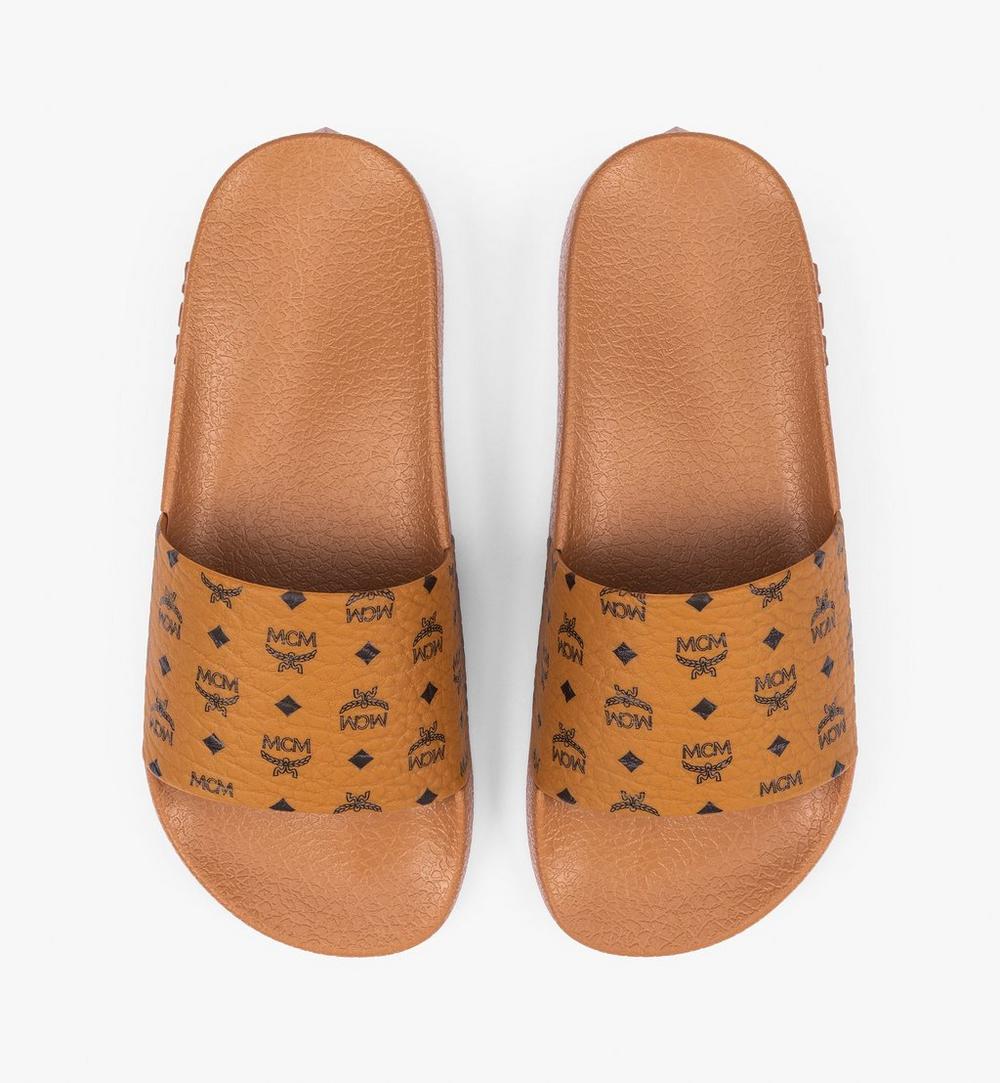 MONOGRAM PRINT RUBBER SLIDES
