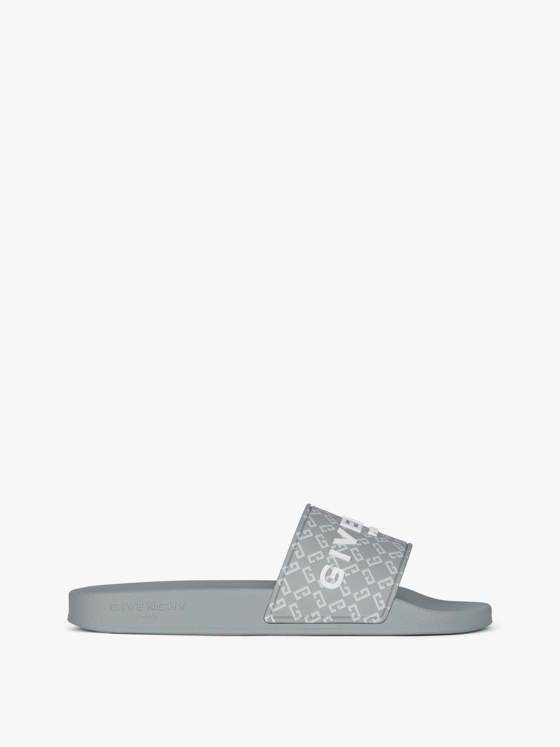 New
Slide flat sandals in monogram 72 rubber