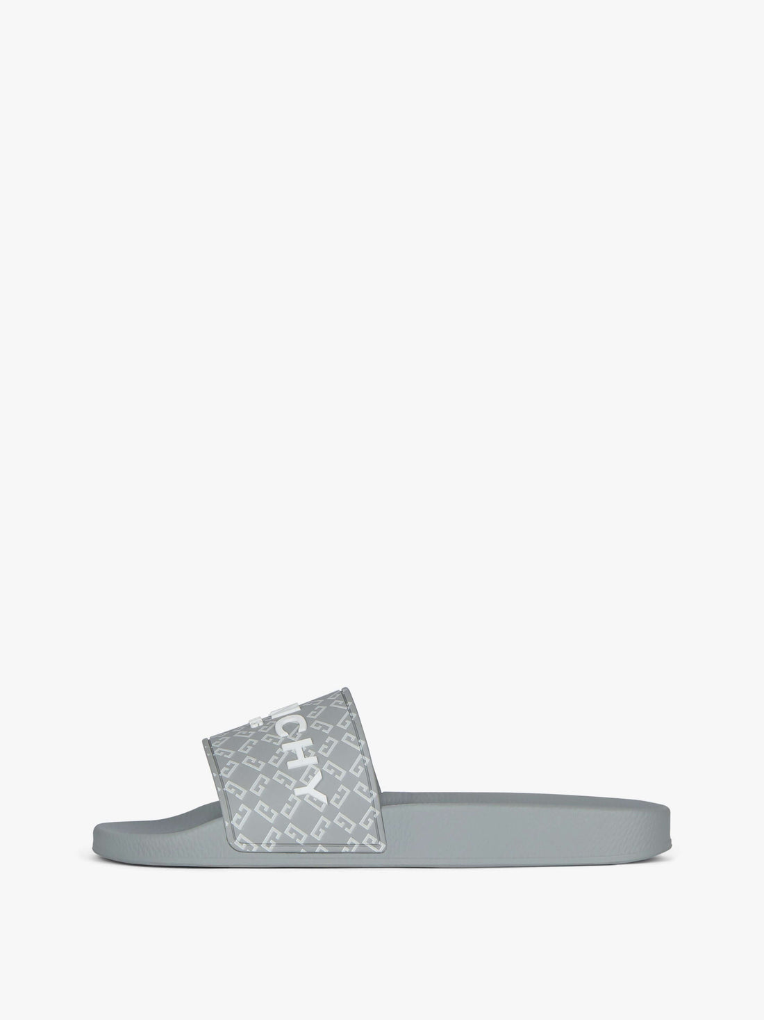 New
Slide flat sandals in monogram 72 rubber