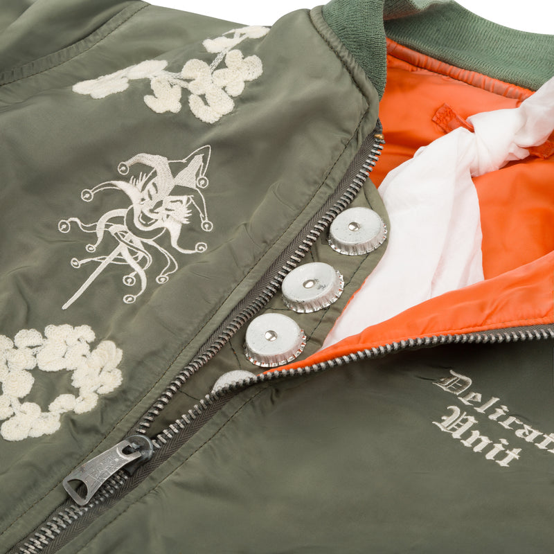 Denim Tears X Delicate Unit Bomber Jacket Green