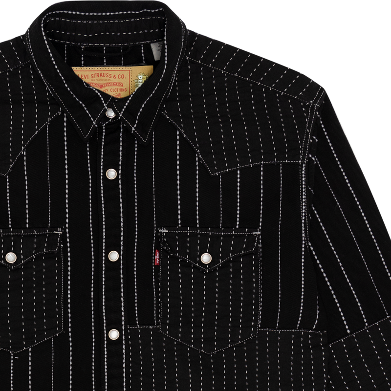 Peace Patchwork Western Button Up