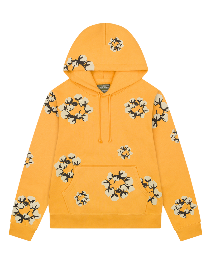 Cactus Tears Wreath Hoodie Yellow