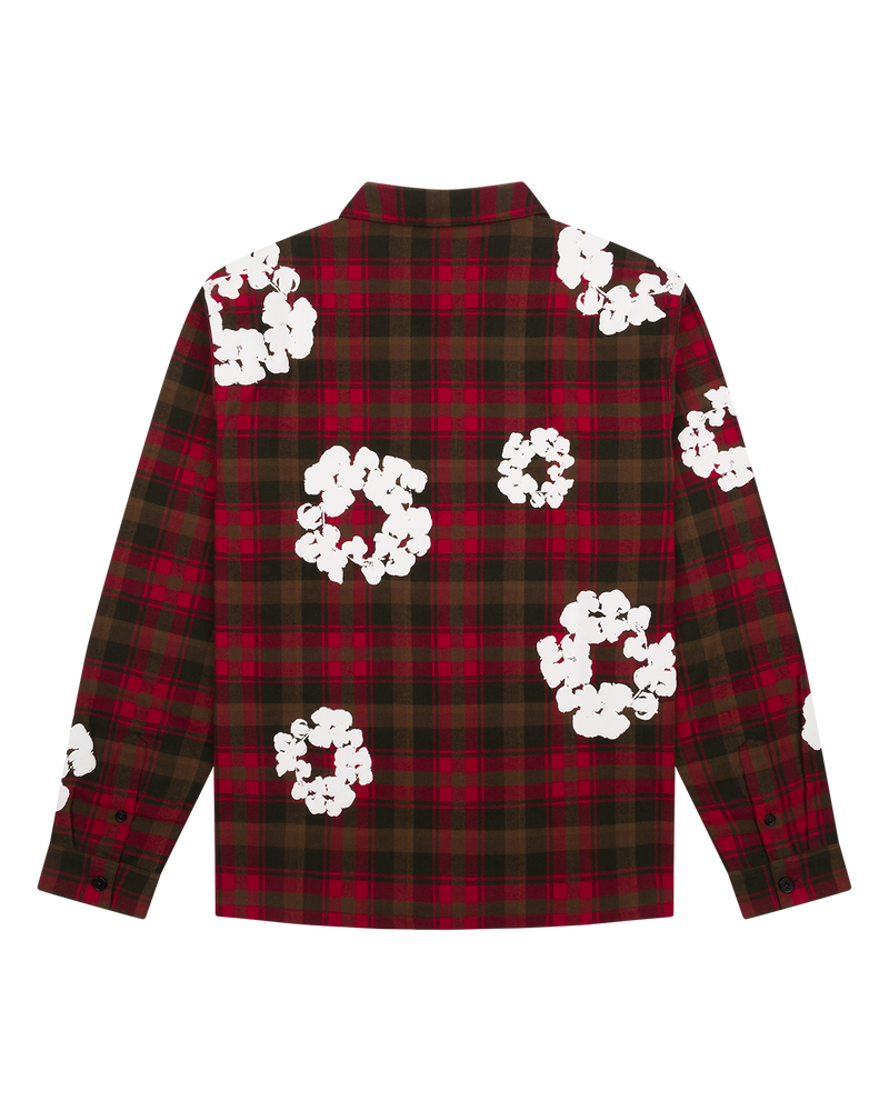 Cotton Wreath Pajama Shirt