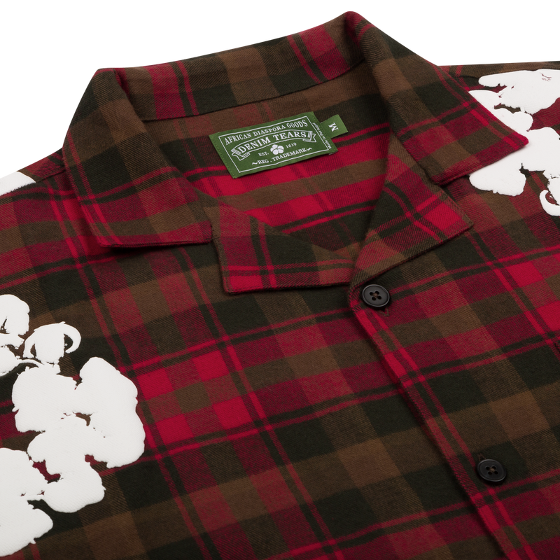 Cotton Wreath Pajama Shirt