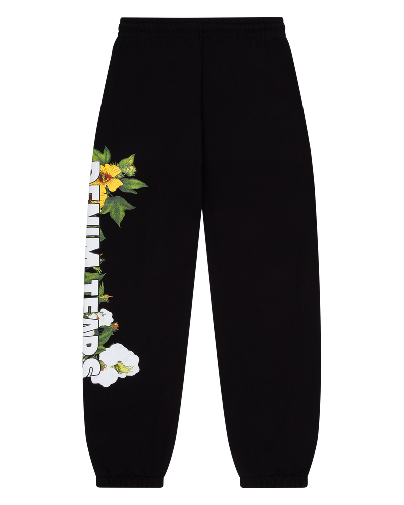 DT Floral Logo Sweatpant Black