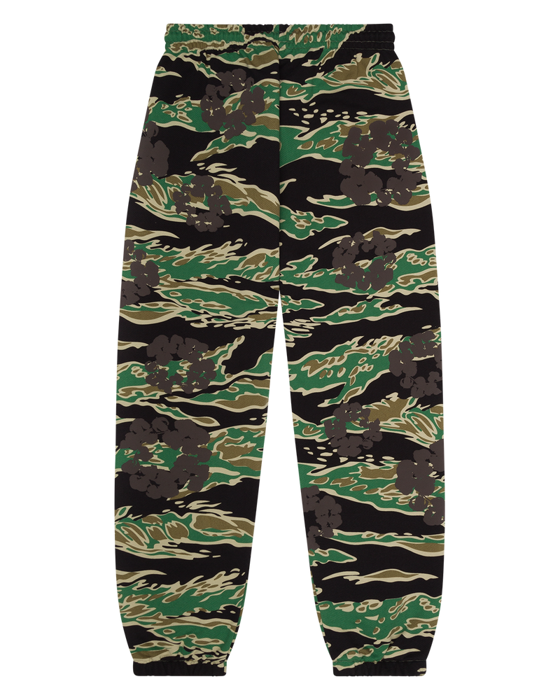 Green Camo Cotton Wreath Sweatpant