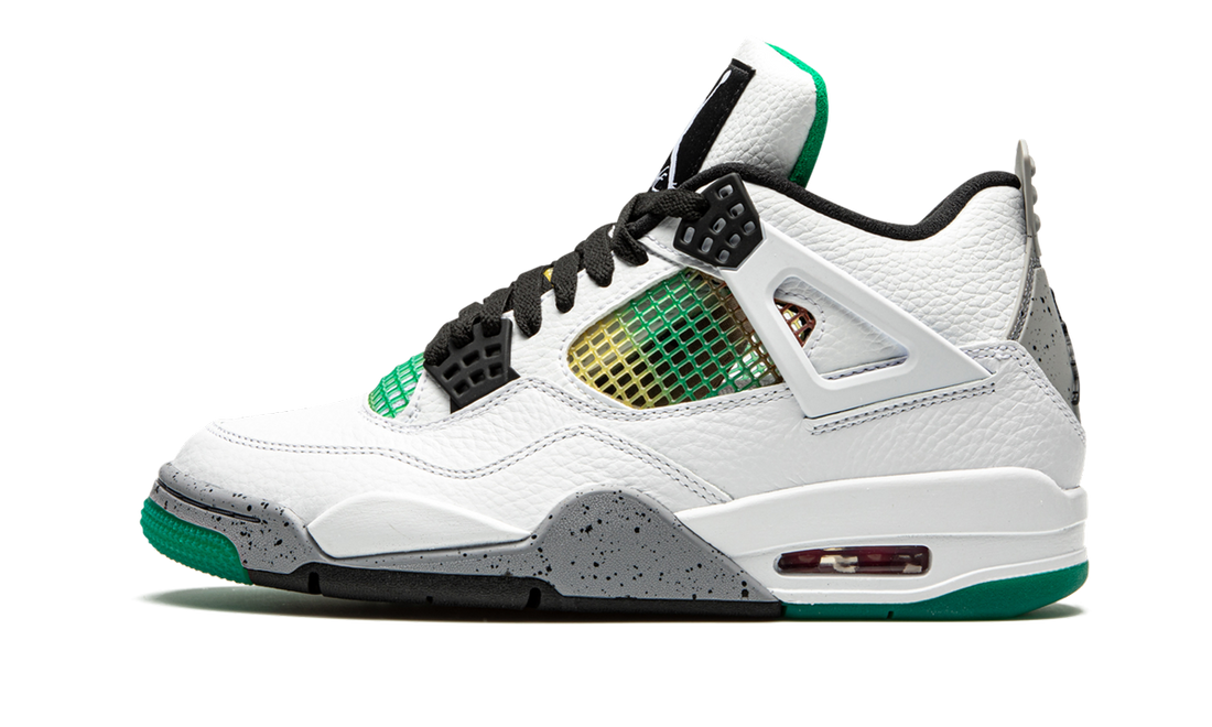 Air Jordan 4 Retro WMNS "Rasta - Lucid Green" AQ9129 100