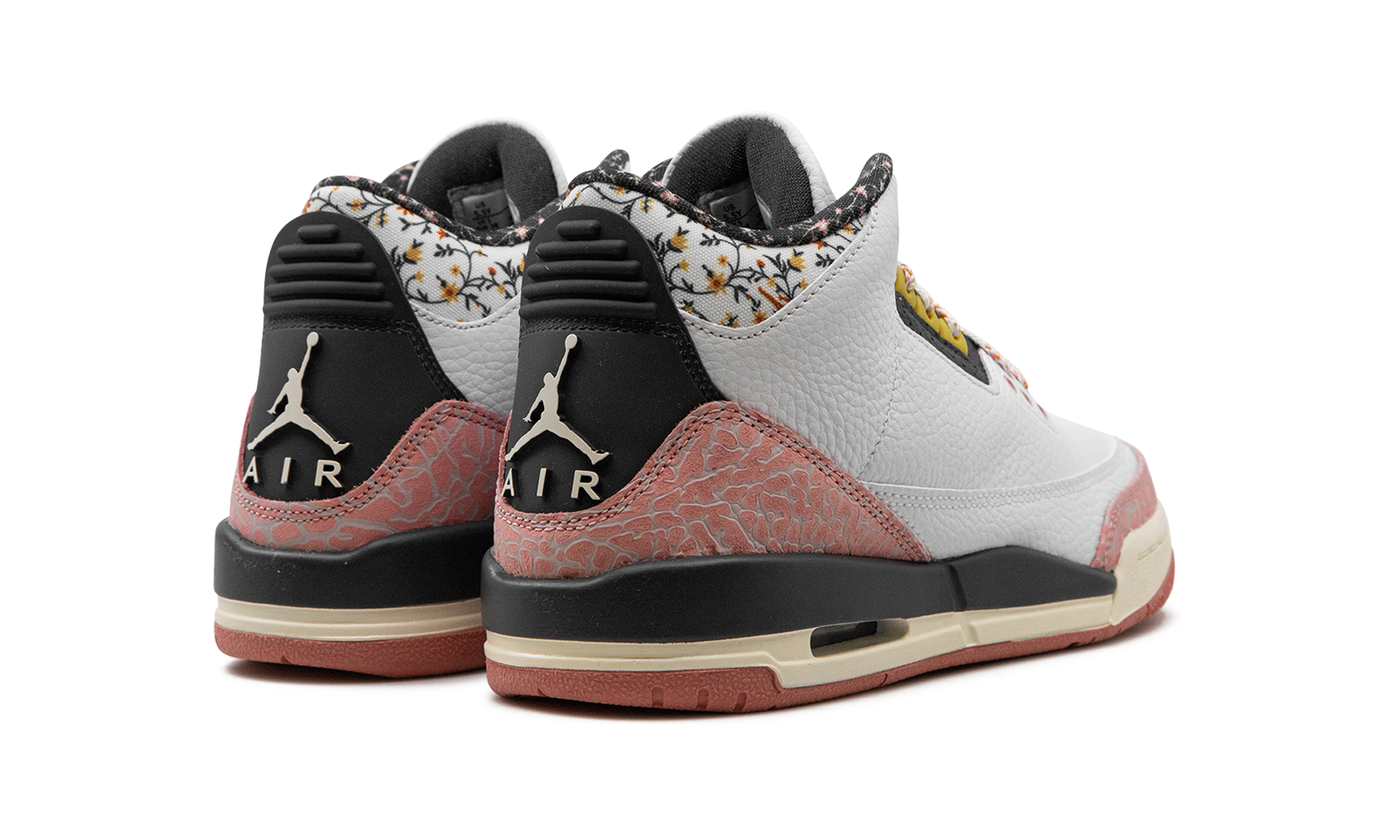 Air Jordan 3 GS "White/Red Stardust" 441140 100